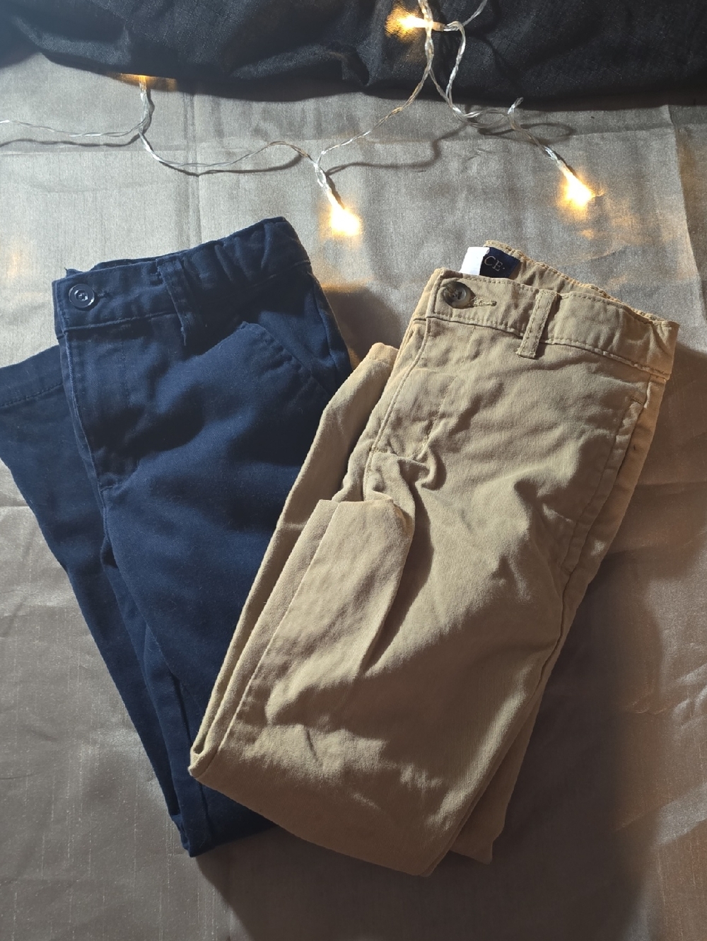 Cat & Jack Navy and Khaki Chino Pants